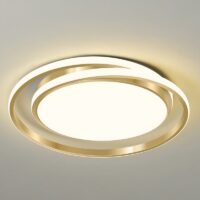 Plafonnier doré moderne circulaire et tendance CIRPUS