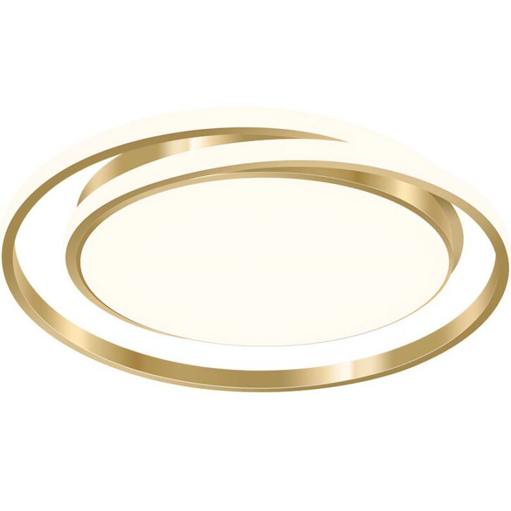 Plafonnier doré moderne circulaire et tendance CIRPUS