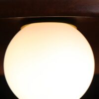 Plafonnier en bois rond minimaliste et nordique NIRA