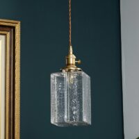 Plafonnier en laiton et verre blanc rétro art déco EBONIE