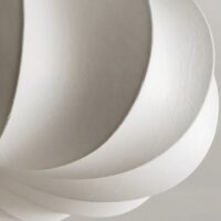 Plafonnier en papier effet soie citrouille style japonais KOBU