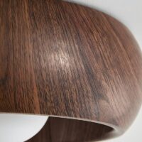 Plafonnier entrée rond effet bois minimaliste et nordique KALI