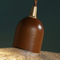Plafonnier feuille suspendu en verre style vintage OPTANUM
