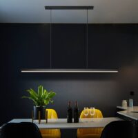 Plafonnier industriel suspendu LED bandeau lumineux INSK