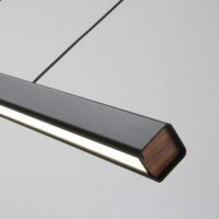 Plafonnier industriel suspendu LED bandeau lumineux INSK