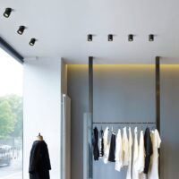 Plafonnier LED anti-éblouissant réglable et pliable minimaliste