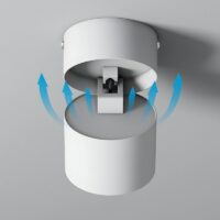 Plafonnier LED anti-éblouissant réglable et pliable minimaliste