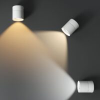 Plafonnier LED anti-éblouissant réglable et pliable minimaliste