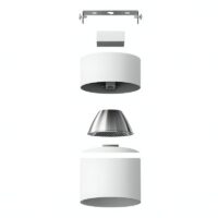 Plafonnier LED anti-éblouissant réglable et pliable minimaliste