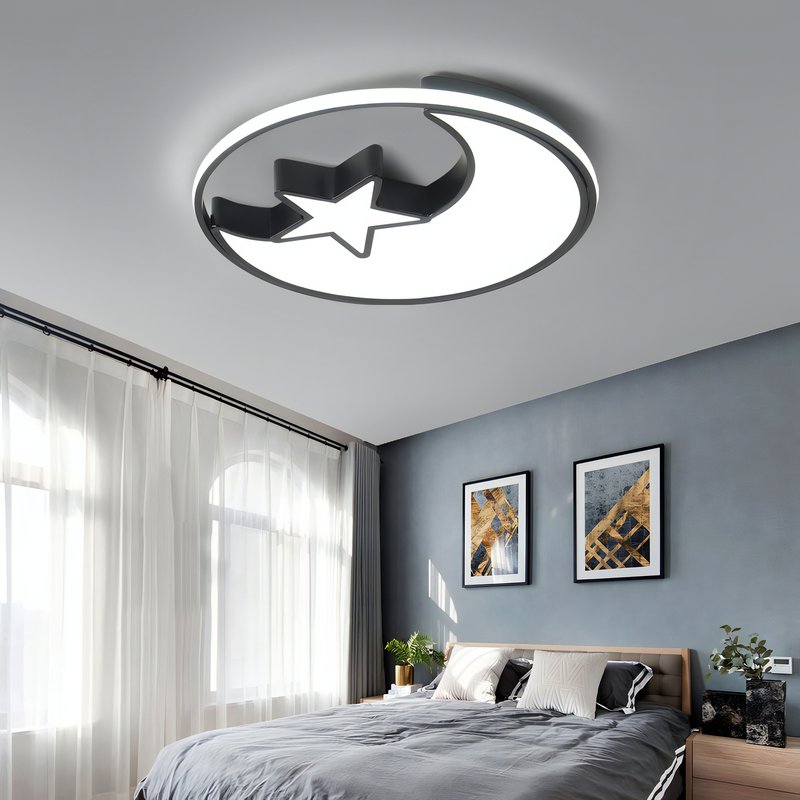 Plafonnier lune led pour chambre enfant LUNEOS