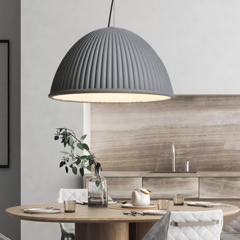 Plafonnier nordique rond coquille minimaliste déco tendance CPITOL