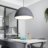 Plafonnier nordique rond coquille minimaliste déco tendance CPITOL