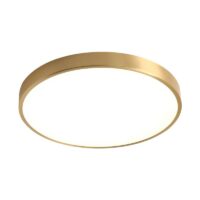Plafonnier plat doré LED minimaliste style nordique STORK