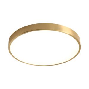 Plafonnier plat doré LED minimaliste style nordique STORK