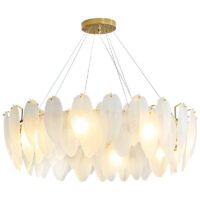 Plafonnier plume en verre post-moderne raffiné STRACCA