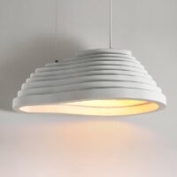 Plafonnier salle à manger blanc cassé design et unique KAITO