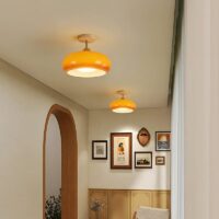 Plafonnier salle de bain design italien vintage en verre PETTER
