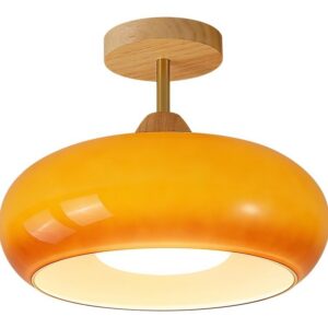 Plafonnier salle de bain design italien vintage en verre PETTER