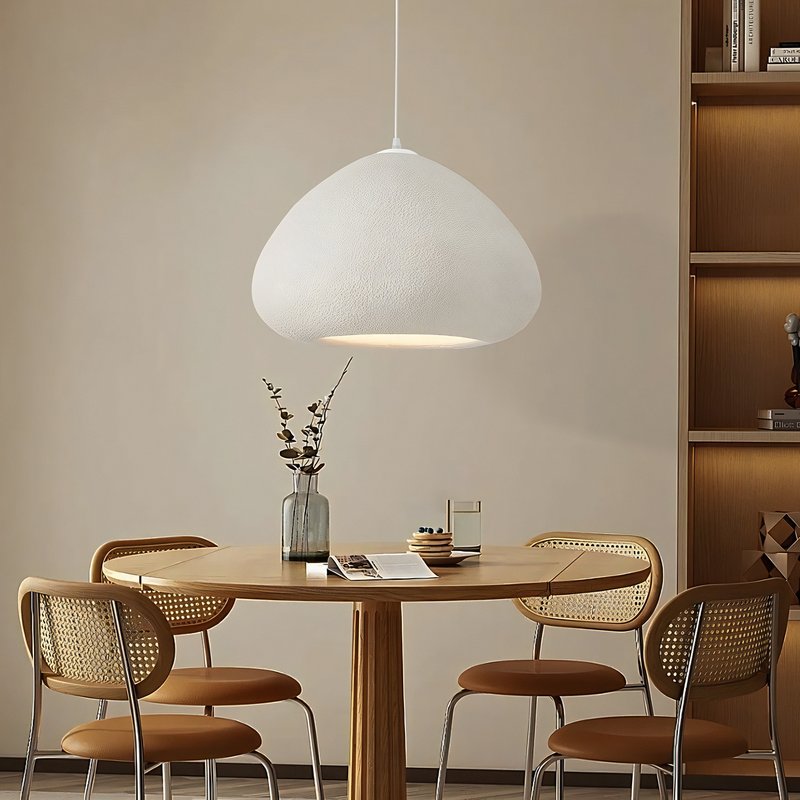 Plafonnier salon Wabi-sabi poire abstraite CHMIL