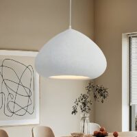 Plafonnier salon Wabi-sabi poire abstraite CHMIL