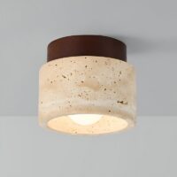 Plafonnier spot nordique LED effet travertin KIOTO