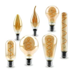 Ampoule rétro vintage filament E27 et E14