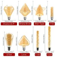 Ampoule rétro vintage filament E27 et E14
