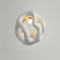 Lustre plafonnier boule entremêlée abstraite et originale BLINK