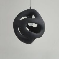 Lustre plafonnier boule entremêlée abstraite et originale BLINK