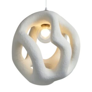 Lustre plafonnier boule entremêlée abstraite et originale BLINK