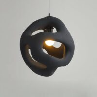 Lustre plafonnier boule entremêlée abstraite et originale BLINK