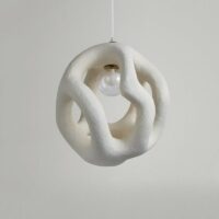 Lustre plafonnier boule entremêlée abstraite et originale BLINK