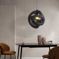 Lustre plafonnier boule entremêlée abstraite et originale BLINK