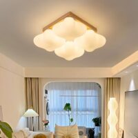 Plafonnier nuage chambre d’enfant ambiance chaleureuse CUMUO