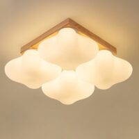 Plafonnier nuage chambre d’enfant ambiance chaleureuse CUMUO