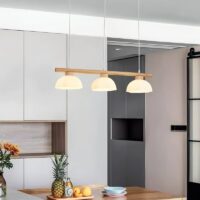 Plafonnier 3 spots lustre suspendu nordique et chic NOVELUS