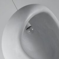 Plafonnier blanc lisse abstrait pour salle à manger KAITO
