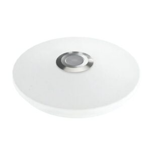 Plafonnier bluetooth avec haut parleur blanc connecté