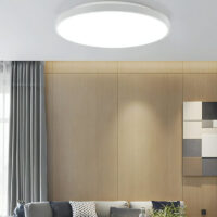Plafonnier connecté LED rond et plat lumière réglable