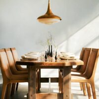 Plafonnier cuivre en résine vintage rond style français FRANCOISE