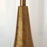 Plafonnier cuivre en résine vintage rond style français FRANCOISE