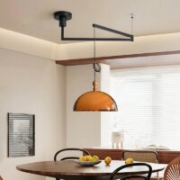 Plafonnier design italien décentré rétro-chic CUPIO