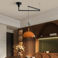 Plafonnier design italien décentré rétro-chic CUPIO