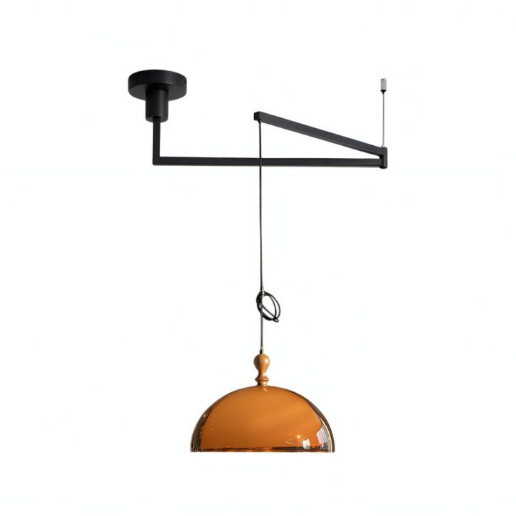 Plafonnier design italien décentré rétro-chic CUPIO