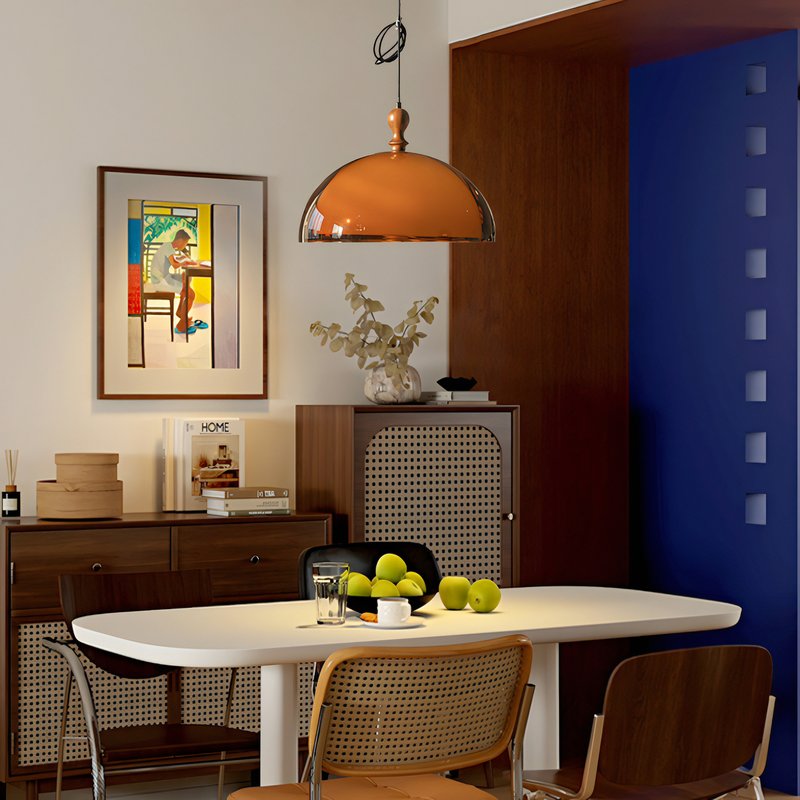 Plafonnier design italien décentré rétro-chic CUPIO