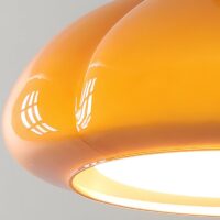 Plafonnier design italien suspendu en verre forme citrouille PETTER