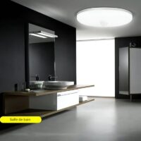 Plafonnier détecteur de mouvement blanc intelligent LED