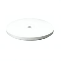 Plafonnier détecteur de mouvement rond et blanc LED plat