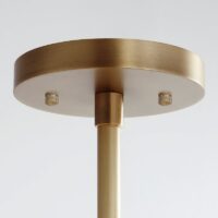 Plafonnier doré boule suspendue en verre design et scandinave OCTAVIO