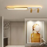 Plafonnier doré spot orientable et LED moderne et tendance OXO